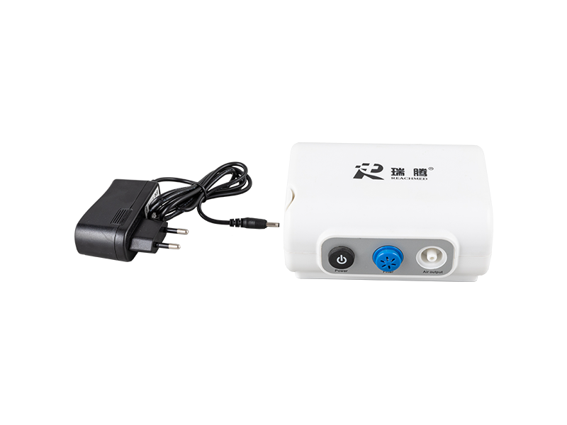 RJ-301 便攜式手持式壓縮霧化器，帶面罩和USB電纜